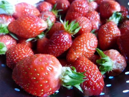 des fraises !